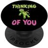 Funny Voodoo Sayings Thinking Of You - Divertente bambola voodoo sarcastica, umorismo PopSockets PopGrip Adesivo