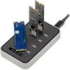 KALEA-INFORMATIQUE Dock Thunderbolt 40 Gbps per 4 M.2 NVMe PCIe, stazione di clonazione autonoma da 1 a 3 SSD, compatibile con USB4, accesso simultaneo ai 4 SSD, fino a 32 TB, struttura in alluminio