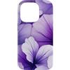 Deep Purple, Lavender & Lilac Flower Gif Custodia per iPhone 14 Pro Carino Viola Fiori Lilla Vaporwave