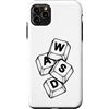Grandio Design Funny Gamer Geek & Gaming Custodia per iPhone 11 Pro Max Gaming WASD Computer Tastiera PC Gamer Move Keys