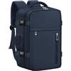 OTAHGK Zaino da Viaggio 40 × 30 × 20 per Ryanair, Bagaglio a Mano Sotto il Sedile Aereo Borsa da Cabina Voli Zaini Casual Valigia Ufficio Scolastico Lavoro Borse Adatto a Laptop da 14 pollici-Blu