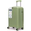 4FLY Trolley Da Viaggio Rigido Leggero XL - 75 cm (90L), Grande Valigia Trolley Con Serratura TSA, 4 Ruote Doppie Spinner E Manico Telescopico In Alluminio, Bagaglio Da Stiva, Bagaglio Da Viaggio