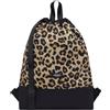 LARKSON Zaino Donna Uomo Leo - No 7 - Sacca da Palestra - Borsa Sportiva Piccola Versatile con Tasca Interna - Materiale Riciclato