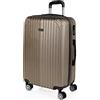 ITACA Valigia Da Stiva Rigida Valigia Espandibile - Trolley Grande Con Ruote , Va