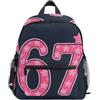 ISAOA Childlike Six Seven, zaino per la scuola materna, per bambini, per scuola materna, stile casual, per ragazzi e ragazze, Colori12, S, Zaino daypack