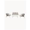 Decowood Set salotto da giardino Silvia 4 pz -
