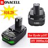Bonacell 18V batteria per Ryobi 18 V p107 p108 P104 P105 P102 P103 batteria di ricambio per Ryobi trapano a batteria 3000mAh