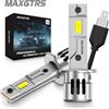 MAXGTRS 2 pezzi 20000LM H1 Turbo LED Canbus lampadina per fari ad alta potenza con ventola H1 lampadine lampada per auto 6500K bianco super luminoso 12V