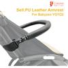 COLU KID ® Accessori per passeggino Maniglia per paraurti anteriore in pelle Bracciolo compatibile con Babyzen YOYO Yoyo2 YOYO3 Yoya Passeggino