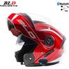 BLD Casco integrale Bluetooth BLD di alta qualità quattro stagioni Motocross Racing modulare Flip Up Casco Moto uomo donna Dot Ece approvato