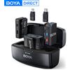 BOYA BOYAMIC Microfono lavalier wireless all-in-one per iPhone Android Fotocamere DSLR Gaming Streaming live Registrazione video Vlog