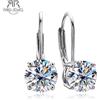 ANU JEWEL AnuJewel 1 Carato D Colore Moissanite Diamante Ciondola Orecchini a pendaglio in argento sterling 925 Orecchini con polsino con fiocco Commercio all'ingrosso di gioielli di fascino