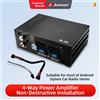 Junsun Amplificatore Audio per Auto Junsun 4×80W DSP, Processore Audio per Alti e Bassi, Specifico per Radio Android, Miglioramento Qualità Audio, Subwoofer Plug-and-Play