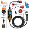 feyree Caricatore EV Portatile Feyree 11kW Tipo 2 16A Trifase con Wi-Fi, APP, Bluetooth, Cavo di Ricarica EVSE 5m e Spina CEE per Auto Elettriche