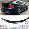 MAGICKIT Nero M4 Stile Auto Ala Spoiler Baule Posteriore Diffusore Ala Labbro Per BMW Serie 1 E82 COUPE 2008-13 Boot Copertura Car Styling