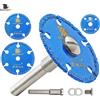 BRSCHNITT Set di dischi da taglio BRSCHNITT Mini-Cut 30/40/50mm, lama per sega con gambo rimovibile, utensile manuale per taglio di acciaio, metallo, ferro, tubi e chiodi