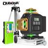 Clubiona 4D 16 linee Livelli laser Linea trasversale 360 Laser da costruzione con raggio verde super potente autolivellante orizzontale e verticale
