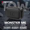 Monster M6 Altoparlante Bluetooth esterno Doppio altoparlante Potente cassa audio Bluetooth portatile Supporto Ingresso FM/TF/USB/AUX/Auricolari