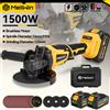 MELLWIN M14 125MM Brushless Elettrico Smerigliatrice Angolare Cordless Lucidatura Lavorazione Del Legno Strumento di Potere Per Makita 18V Batteria Spille