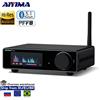 AIYIMA A80 Amplificatore Aggiornato TPA3255 DAC Bluetooth PFFB Stereo Potenza 300Wx2 Classe D HiRes Digitale con Ingressi RCA TRS OPT COA USB