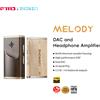 FiiO/Snowsky Melody Amplificatore per cuffie DAC portatile con cuffie da 4,4 mm e 3,5 mm DSD256, PEQ a 10 bande per Android/wins