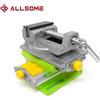 NONE ALLSOME Tavolo con base girevole per morsa di precisione per foratura 2 in 1 Tavolo da lavoro composto in lega di alluminio