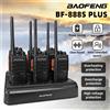 BAOFENG 6-Pack Baofeng Walkie Talkie BF-888S PLUS 16CH 3-5 km a lungo raggio con ricarica multi-unità Radio portatile portatile Aggiornamento BF-888S