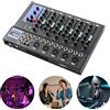 Bymaocar Mixer audio a 7 canali, console mixer audio per musica professionale per DJ, per Ktv domestico, registrazione musicale, webcasting, eventi universitari