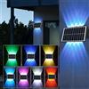 VENUSWING Lampada da parete a LED solare Luci da portico impermeabili per esterni Faretto superiore inferiore Lampione ad energia solare per balcone Cortile Giardino