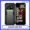 DOOGEE S200 Max Telefono Rugged 36GB+512GB 22000mAh 66W Doppia Torcia LED Display Posteriore da 1.32" Dimensity 7050 Fotocamera 108MP NFC