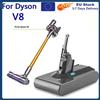 Ddadache Batteria al Litio Ricaricabile da 12800mAh/9800mAh/12800mAh 21.6 Volt per Aspirapolvere Dyson V8 e Utensili Elettrici