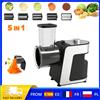 ELOOLE Tritatutto Elettrico da Cucina 5-in-1 da 500W - Affettatrice, Trituratore/Grattugia in Acciaio Inossidabile per Formaggio, Carote, Patate, 220V