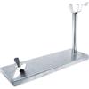 NONE QUTTIN Porta Prosciutto in Acciaio Inox Colore Cromato, Porta Prosciutto Gourmet, Porta Prosciutto in Metallo, Vite con Rivestimento.