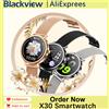 BLACKVIEW Smartwatch Blackview X30 Lady con Schermo AMOLED HD da 1,26 Pollici, Bluetooth, Monitoraggio Frequenza Cardiaca e Ossigeno nel Sangue, Impermeabile, Fitness Tracker per Android e iOS