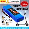 Batteria per Monopattino Elettrico 10S2P 36V 100000mAh, Batteria al Litio per Monopattino Elettrico 500W, Batteria 36v 10s2p