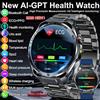 GUHUAVMI Nuovo Smartwatch 2026 con Analisi del Grasso Corporeo ECG+PPG, Acido Urico, Pressione Sanguigna, Ossigeno nel Sangue, Chiamate Bluetooth, Orologio Sportivo Intelligente per Uomini e Donne