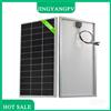 JINGYANGPV Pannello Solare Rigido in Vetro da 120W, Efficienza di Conversione Elevata del 23%, Impermeabile, Modulo Solare Durevole per Esterni, Nautica, Tetti Domestici, Camper