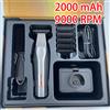 Kemei Tagliacapelli Professionale Kemei, Macchina Elettrica per Taglio Capelli Ricaricabile, Trimmer 0MM per Uomo KM-3023-702