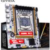 QIYIDA Scheda madre QIYIDA X99 LGA 2011-3 X99 con chip C612, slot M.2, supporto memoria DDR4, SATA 3.0, USB 3.0, PCI 16X, TPM 2.0, MSI 14 pin