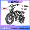 RANDRIDE Bicicletta Elettrica HEADEER BK20 250W 48V20Ah Batteria Autonomia 80KM Pneumatici Fat da 20'' Bici Elettrica da Città e Montagna con Freni a Disco