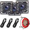 NONE Modulo Telecamera OV9732 100 Gradi per Sistema Telecamera Auto, Set da 3, 1280 X 720 30fps, Rilevamento Volto, Acquisizione Immagini, Cavo da 2M