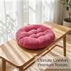 DHDH Cuscino Rotondo Spesso in Corduroy Super Morbido per Sedia, Futon, Camera da Letto, Finestra a Bovindo, Tatami, Sgabello, Decorazione