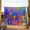 Warner Bros. Bandiera dei cartoni animati T-Tom e J-Jerry per decorazione, picnic all'aperto, bandiera da appendere per casa, campeggio, feste
