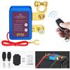 NONE Interruttore Master Batteria Auto 240A, Interruttore di Spegnimento Intelligente 12V con Telecomando per Prevenire la Disconnessione della Batteria, con 2 Telecomandi