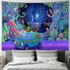 Warner Bros. WB Cartoon Mushroom Forest S-Scooby-Doo Bandiera di compleanno personalizzata per campeggio, decorazioni da giardino, fondali per feste, arte da parete, regali per la famiglia