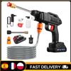 zollor Idropulitrice Portatile Senza Fili ad Alta Pressione, 40-50 Bar 1500W con Batteria da 6000mAh/12000mAh, Doppia Modalità di Spruzzo, Bottiglia Schiumogena e Filtro, Pistola Elettrica Autoadescante per