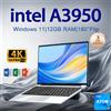 FUCHU Nuovo Laptop da Ufficio con Intel Atom A3950, 12GB RAM, 2TB SSD, PC da Gaming, Display HD 1920*1080, Computer per Studio, PC 14.1" con Windows 11 Pro, Ultra Sottile