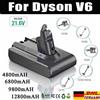 Ddadache Batteria di ricambio per Dyson V6 21.6V 12800mAh compatibile con DC62 DC59 DC58 SV03 SV04 SV09 Animal Motorhead V6 Slim Absolute Vacuum