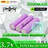 Ddadache NUOVA Batteria Ricaricabile agli Ioni di Litio, 18650 3500mAh 25A di Scarica Inr18650-35e 3500mAh 3.7V