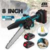 GECOFEER Sega elettrica per potatura senza spazzole da 8 pollici, sega elettrica ricaricabile per lavorazione del legno, utensile per batterie Makita da 18 V